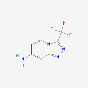 3-(Trifluoromethyl)-[1,2,4]triazolo[4,3-a]pyridin-7-amine