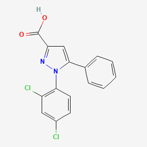 1-(2,4-dichlorophenyl)-5-phenyl-1H-pyrazole-3-carboxylic acid