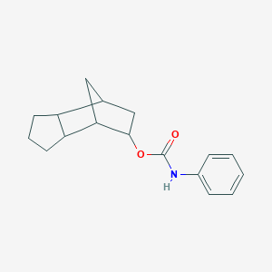 molecular formula C17H21NO2 B299517 octahydro-1H-4,7-methanoinden-5-yl phenylcarbamate 