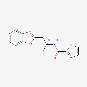N-(1-(benzofuran-2-yl)propan-2-yl)thiophene-2-carboxamide