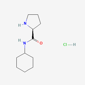 (2S)-N-cyclohexylpyrrolidine-2-carboxamide hydrochloride