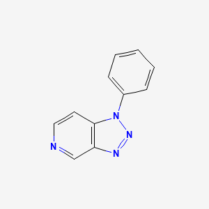 molecular formula C11H8N4 B2995232 1-苯基-1H-[1,2,3]三唑并[4,5-c]吡啶 CAS No. 129303-82-8
