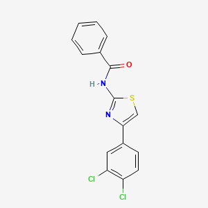 N-[4-(3,4-dichlorophenyl)-1,3-thiazol-2-yl]benzamide