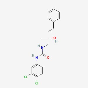 1-(3,4-Dichlorophenyl)-3-(2-hydroxy-2-methyl-4-phenylbutyl)urea