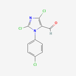 2,5-Dichloro-3-(4-chlorophenyl)imidazole-4-carbaldehyde
