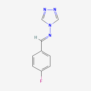 1,2,4-Triazole, 4-(4-fluorobenzylidenamino)-