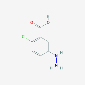2-Chloro-5-hydrazinylbenzoic acid