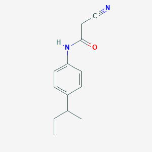 N-[4-(butan-2-yl)phenyl]-2-cyanoacetamide