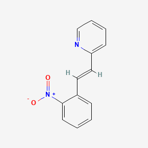 B2995421 2-[(E)-2-(2-nitrophenyl)vinyl]pyridine CAS No. 77340-84-2