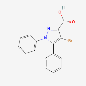 4-bromo-1,5-diphenyl-1H-pyrazole-3-carboxylic acid