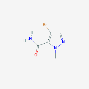 4-Bromo-1-methyl-1H-pyrazole-5-carboxamide