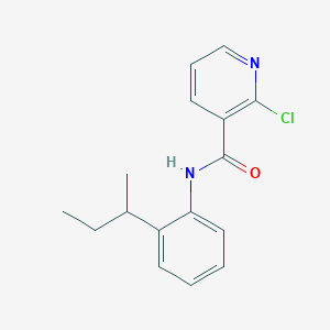 molecular formula C16H17ClN2O B2995521 N-(2-butan-2-ylphenyl)-2-chloropyridine-3-carboxamide CAS No. 149707-94-8
