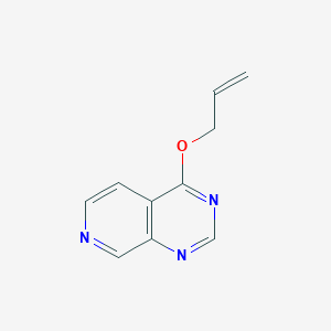 molecular formula C10H9N3O B2995538 4-(Prop-2-en-1-yloxy)pyrido[3,4-d]pyrimidine CAS No. 2169543-45-5