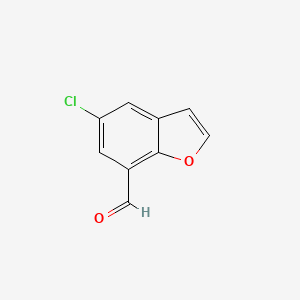 5-Chloro-1-benzofuran-7-carbaldehyde