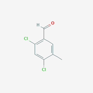 molecular formula C8H6Cl2O B2995549 2,4-二氯-5-甲基苯甲醛 CAS No. 63525-12-2