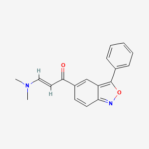 3-(Dimethylamino)-1-(3-phenyl-2,1-benzisoxazol-5-yl)-2-propen-1-one