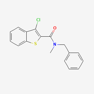 N-benzyl-3-chloro-N-methyl-1-benzothiophene-2-carboxamide
