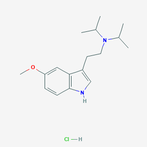 molecular formula C17H27ClN2O B029956 盐酸 5-甲氧基-N,N-二异丙基色胺 CAS No. 2426-63-3