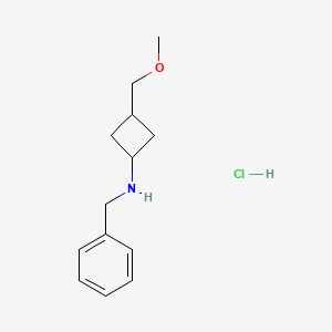 N-benzyl-3-(methoxymethyl)cyclobutan-1-amine hydrochloride