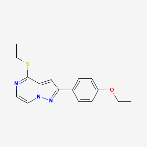 2-(4-Ethoxyphenyl)-4-(ethylthio)pyrazolo[1,5-a]pyrazine
