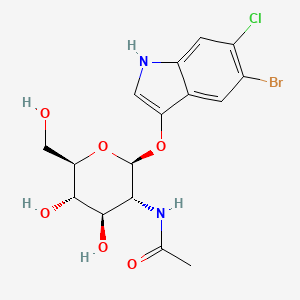 molecular formula C16H18BrClN2O6 B2995612 5-Bromo-6-chloro-3-indolyl-n-acetyl-beta-d-glucosaminide CAS No. 5609-91-6