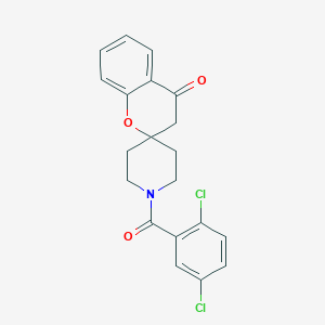 molecular formula C20H17Cl2NO3 B2995638 1'-(2,5-二氯苯甲酰)螺[色满-2,4'-哌啶]-4-酮 CAS No. 877810-96-3
