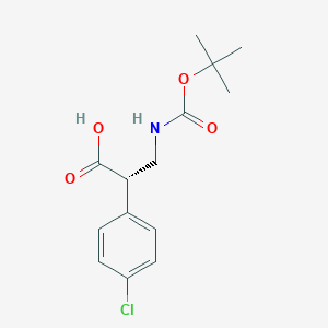 (S)-3-tert-Butoxycarbonylamino-2-(4-chloro-phenyl)-propionic acid