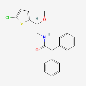 N-[2-(5-chlorothiophen-2-yl)-2-methoxyethyl]-2,2-diphenylacetamide
