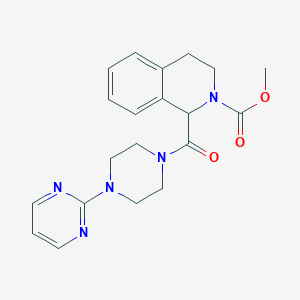 methyl 1-(4-(pyrimidin-2-yl)piperazine-1-carbonyl)-3,4-dihydroisoquinoline-2(1H)-carboxylate