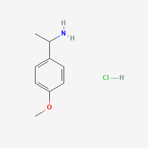 molecular formula C9H14ClNO B2995682 1-(4-Methoxyphenyl)ethylamine hydrochloride CAS No. 110904-87-5; 90642-63-0
