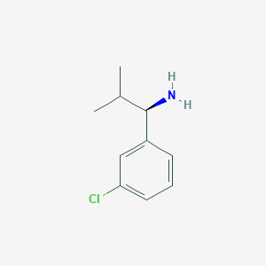 (R)-1-(3-Chlorophenyl)-2-methylpropan-1-amine