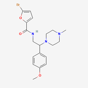 5-bromo-N-(2-(4-methoxyphenyl)-2-(4-methylpiperazin-1-yl)ethyl)furan-2-carboxamide