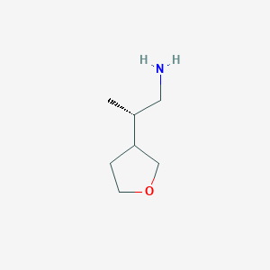(2S)-2-(Oxolan-3-yl)propan-1-amine