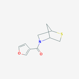2-Thia-5-azabicyclo[2.2.1]heptan-5-yl(furan-3-yl)methanone