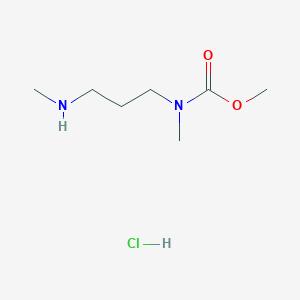 Methyl N-methyl-N-[3-(methylamino)propyl]carbamate;hydrochloride