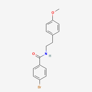 molecular formula C16H16BrNO2 B2995828 4-bromo-N-[2-(4-methoxyphenyl)ethyl]benzamide CAS No. 306279-63-0