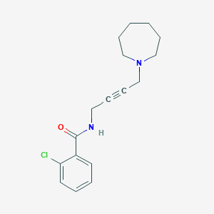 N-(4-(azepan-1-yl)but-2-yn-1-yl)-2-chlorobenzamide