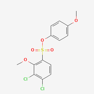 (4-Methoxyphenyl) 3,4-dichloro-2-methoxybenzenesulfonate