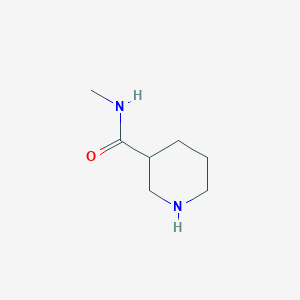 molecular formula C7H14N2O B2995857 N-methylpiperidine-3-carboxamide CAS No. 475060-42-5; 5115-98-0