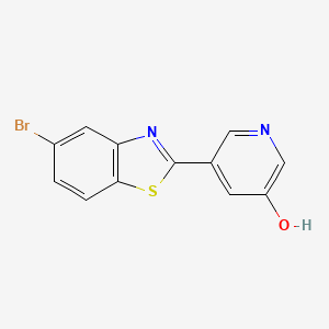 5-(5-Bromo-1,3-benzothiazol-2-yl)pyridin-3-ol