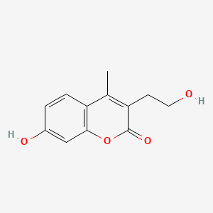 7-Hydroxy-4-methyl-3-(2-hydroxy-ethyl)coumarin