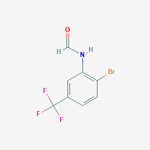 molecular formula C8H5BrF3NO B2995869 N-(2-Bromo-5-(trifluoromethyl)phenyl)formamide CAS No. 1536478-90-6