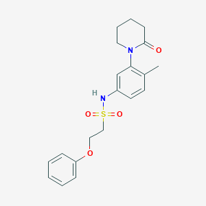 N-(4-methyl-3-(2-oxopiperidin-1-yl)phenyl)-2-phenoxyethanesulfonamide