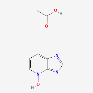3H-imidazo[4,5-b]pyridin-4-ium-4-olate; acetic acid