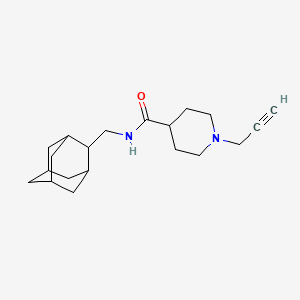 molecular formula C20H30N2O B2995913 N-[(adamantan-2-yl)methyl]-1-(prop-2-yn-1-yl)piperidine-4-carboxamide CAS No. 1796936-18-9