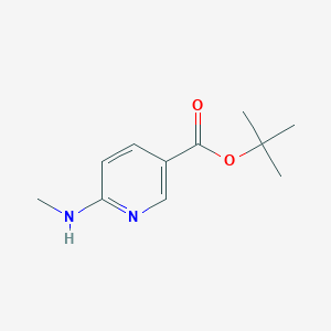 molecular formula C11H16N2O2 B2995948 Tert-butyl 6-(methylamino)pyridine-3-carboxylate CAS No. 2248284-52-6