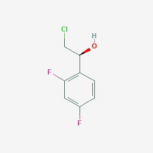molecular formula C8H7ClF2O B2995966 (1S)-2-chloro-1-(2,4-difluorophenyl)ethanol CAS No. 330156-49-5