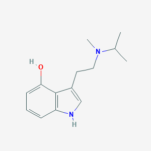 molecular formula C14H20N2O B029960 4-Hydroxy-N-methyl-N-isopropyltryptamine CAS No. 77872-43-6