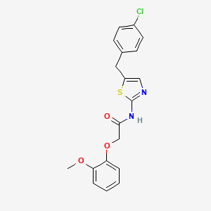 N-[5-(4-Chloro-benzyl)-thiazol-2-yl]-2-(2-methoxy-phenoxy)-acetamide