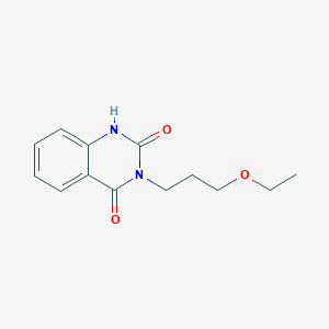 molecular formula C13H16N2O3 B2996063 3-(3-Ethoxypropyl)-1,2,3,4-tetrahydroquinazoline-2,4-dione CAS No. 94507-30-9
